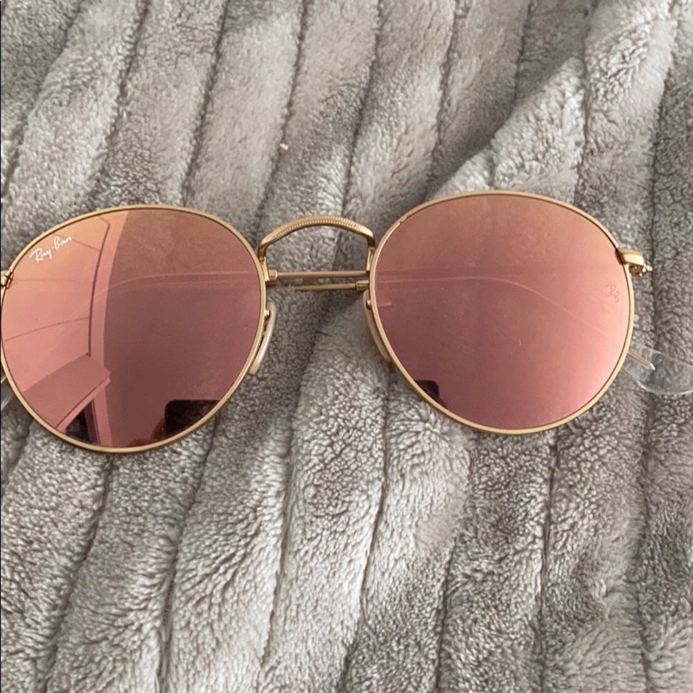 Pink tinted ray bans